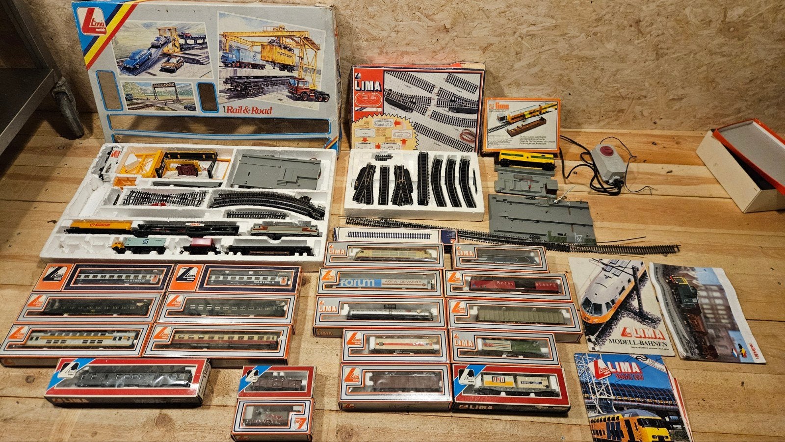 Vintage LIMA collectie, Hobby & Loisirs créatifs, Enlèvement, Utilisé, Set de Trains, Courant continu ou Courant alternatif