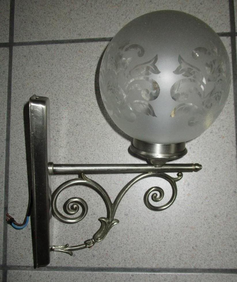 Vintage wandverlichting wandlamp - OPRUIM INBOEDEL, Ophalen of Verzenden, Gebruikt, Glas