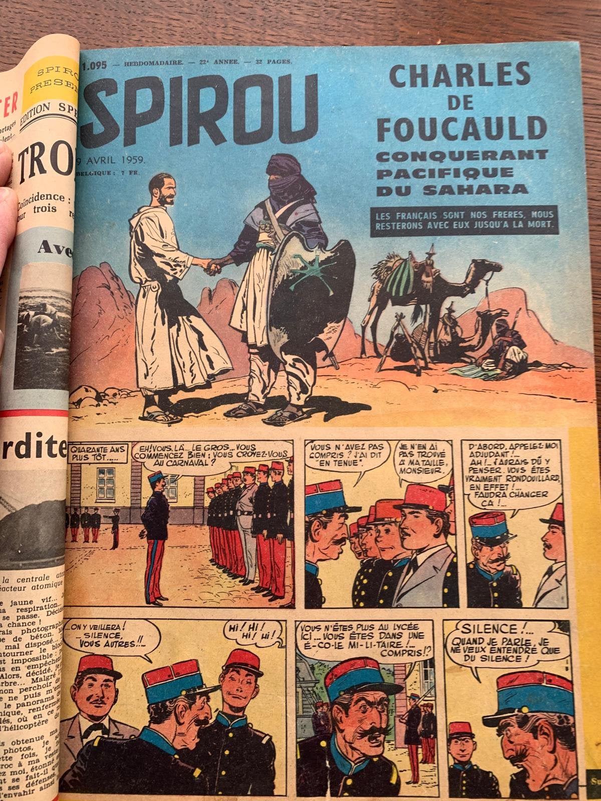 Zeldzaam lot 100 Spirou (april 1959 - maart 1961) gebonden, Complete serie of reeks, Ophalen of Verzenden, Gelezen