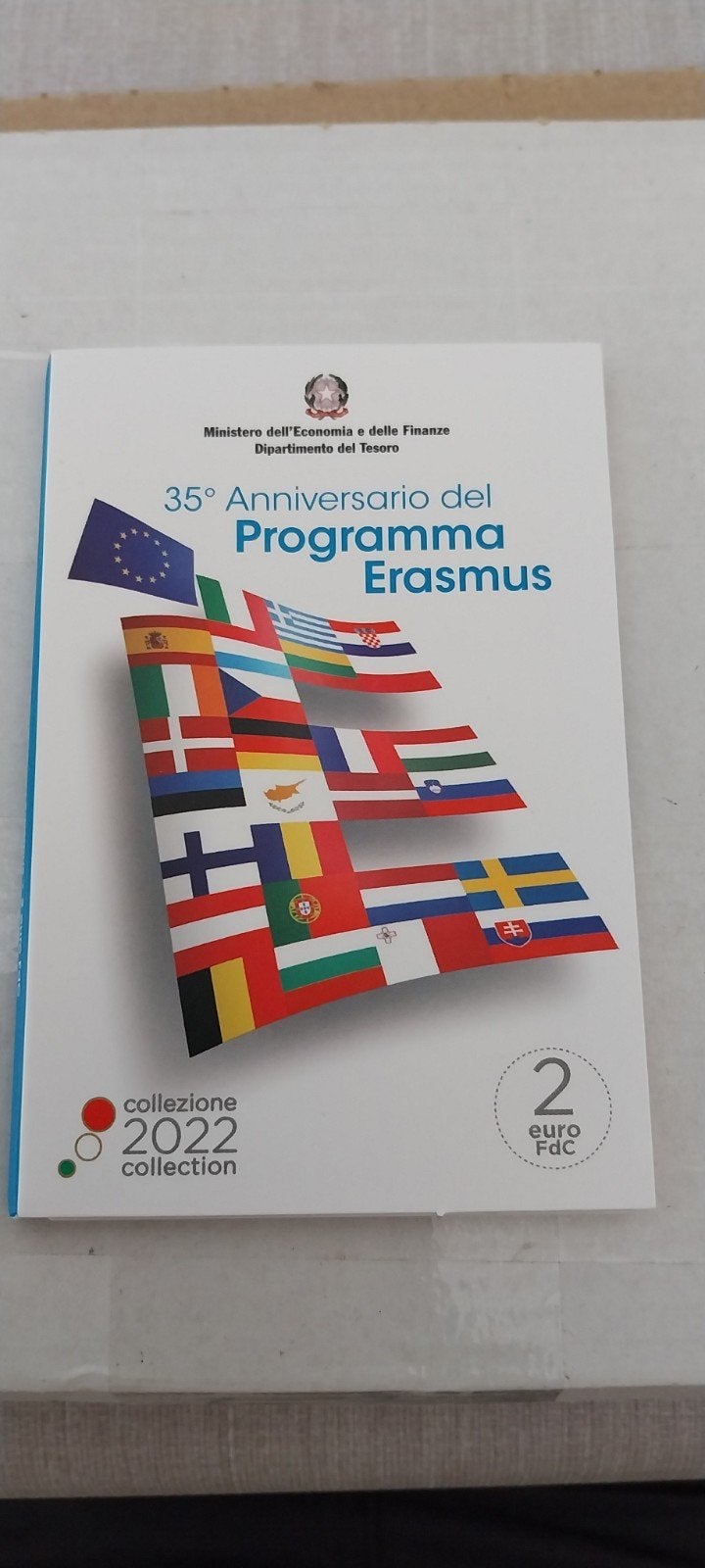Italie 2 euros Erasmus 2022, Timbres & Monnaies, Enlèvement ou Envoi, Italie, 2 euros, Série