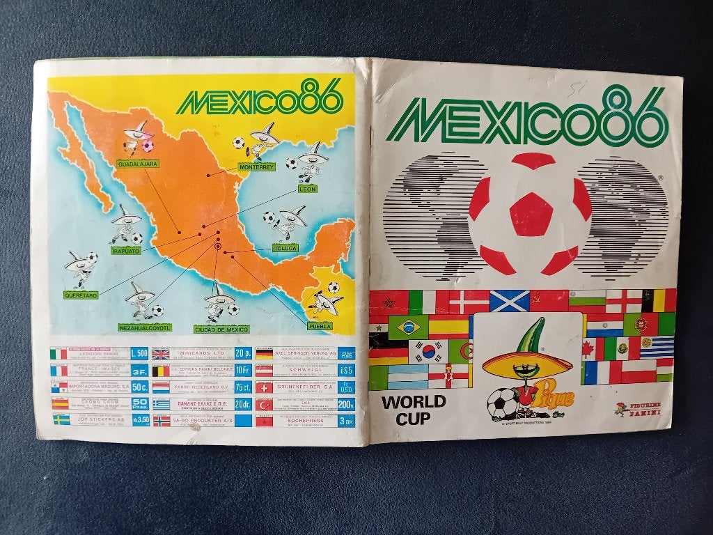 panini stickerboek WK Mexico 86, Collections, Enlèvement ou Envoi, Comme neuf, Sport
