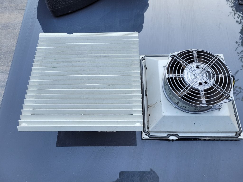 Rittal Ventilator met Viledon Filter 230V - SK 3325 107, Ophalen of Verzenden, Zo goed als nieuw