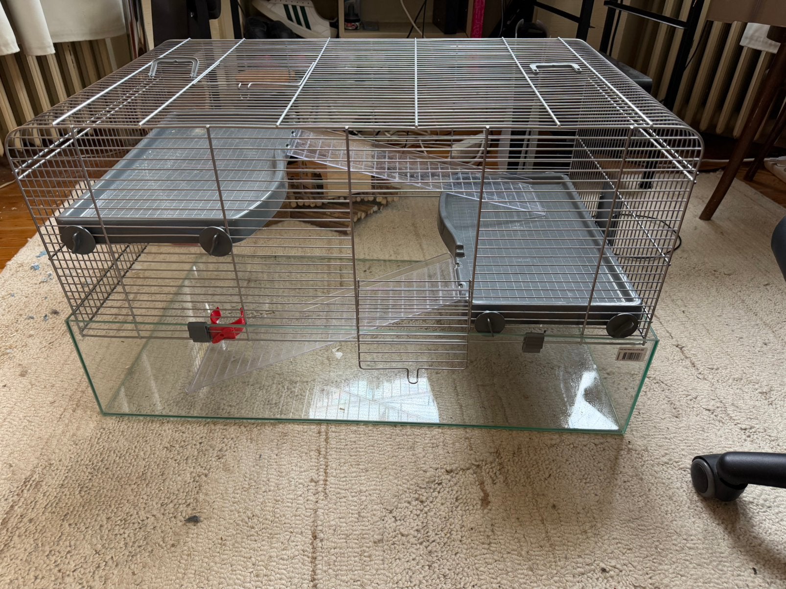 cage et materiel pour rongeur, Cobaye, 75 à 110 cm, Cage, Enlèvement