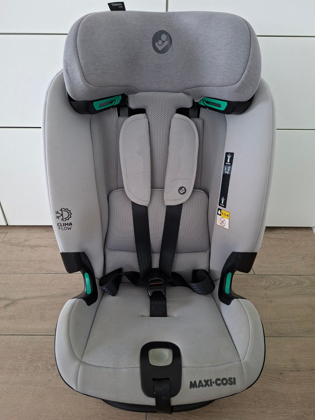 Siège auto Meegroei Isofix MaxiCosi TitanPro i-Size gris, Enlèvement, Isofix