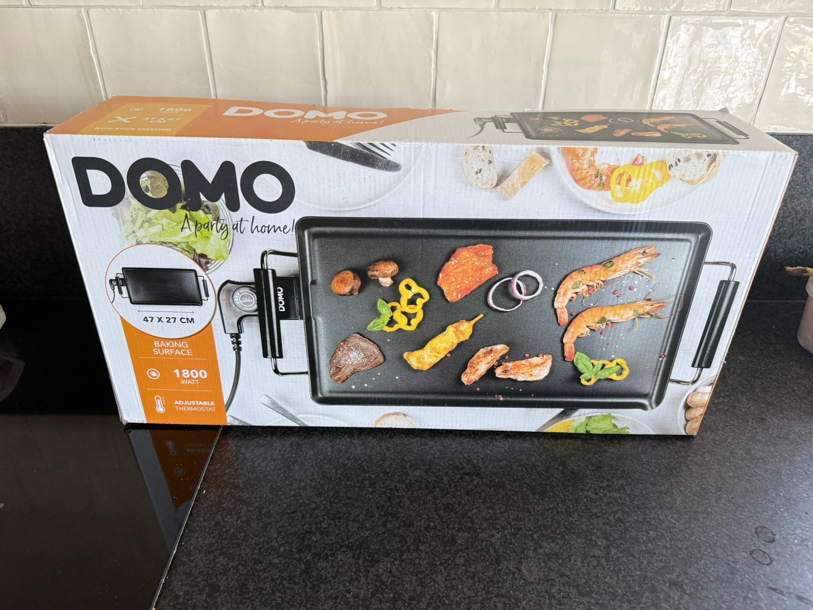 Domo Teppanyaki 1800w, Elektronische apparatuur, Grillplaten, Ophalen of Verzenden, Nieuw
