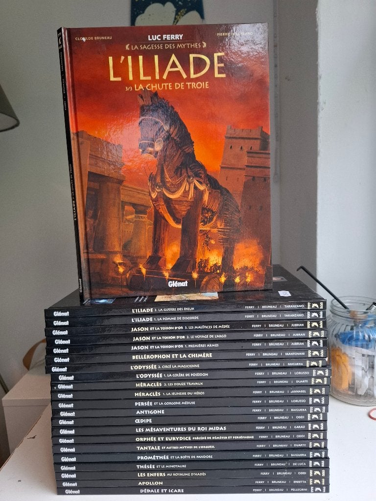 LA SAGESSE DES MYTHES COLLECTION GLENAT 22 TOMES TBE TOUS EO, Série complète ou Série, Enlèvement ou Envoi, Comme neuf
