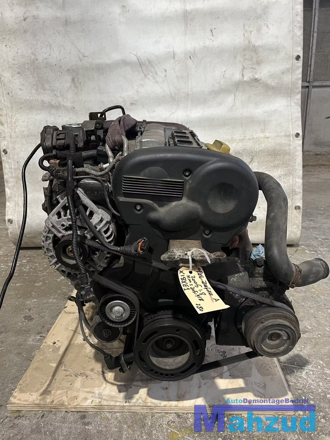 OPEL ZAFIRA A 1.8 MOTORBLOK Motor X18XE1, Gebruikt, Opel Automobile GmbH, Kontakt@opel-infoservice.de, Opel