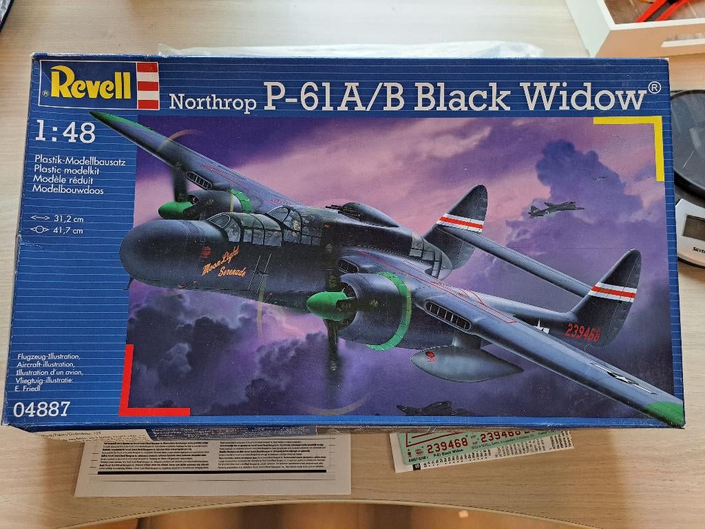 Revell | Nr. 04887 | 1:48 - Northrop P-61A/B Black Widow, Hobby & Loisirs créatifs, Modélisme | Avions & Hélicoptères, Neuf, Plus grand que 1:72
