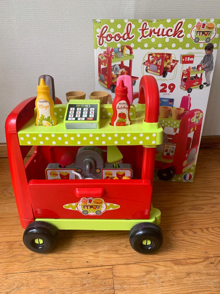 Écoiffier foodtruck, Ophalen, Kunststof
