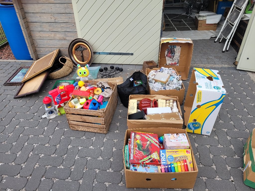 rommelmarktspullen, Ophalen, Gebruikt