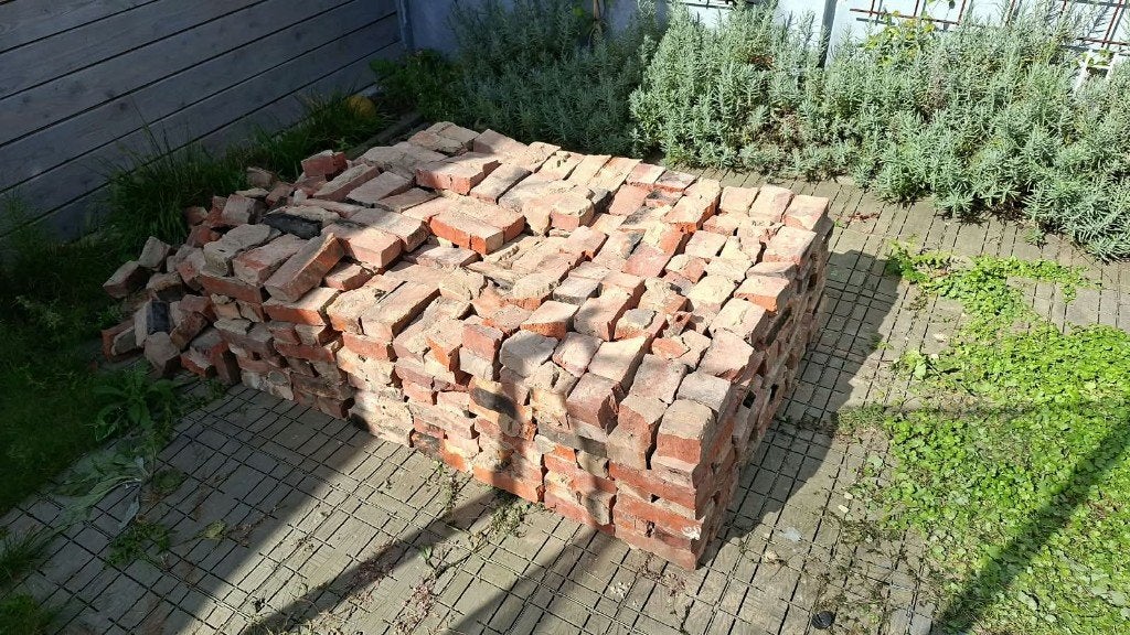 bakstenen, Doe-het-zelf en Bouw, Metselstenen, Ophalen, Gebruikt, Bakstenen