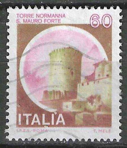 Italie 1980 - Yvert 1438 - Normanna Toren - 60 l.  (ST), Verzenden, Gestempeld