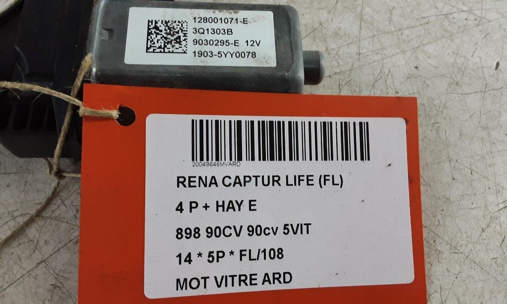 MOTOR RAAMMECHANIEK RECHTS ACHTER Captur I (2R) (3Q1303B), Gebruikt, Renault, Achter, Peter-Huppertz-Straße 5
51063  Köln, DE