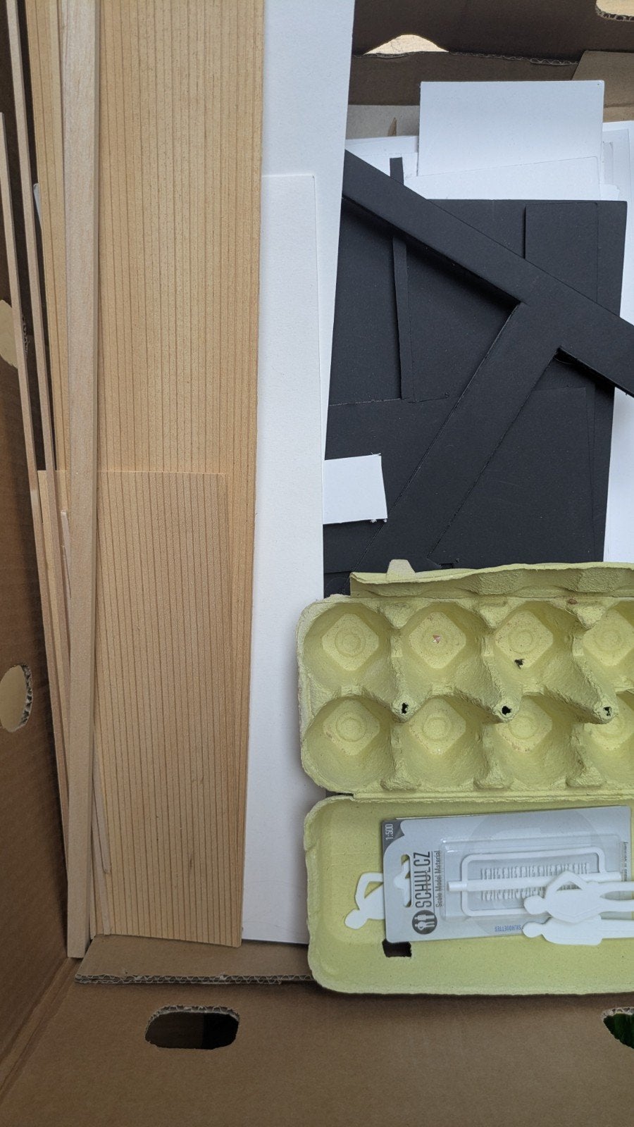 maquettemateriaal (voor student architectuur), Diversen, Ophalen