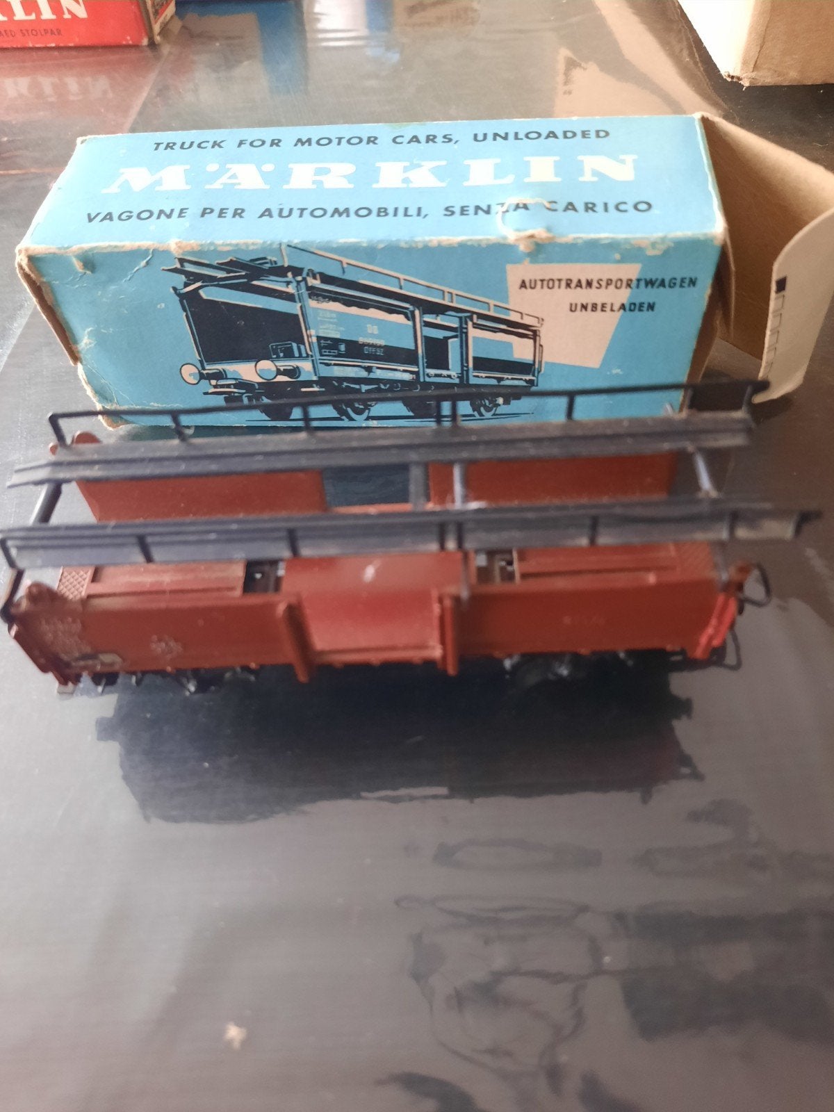 marklin wagon 4612 in metaal, Gebruikt, Wagon, Ophalen of Verzenden, Analoog
