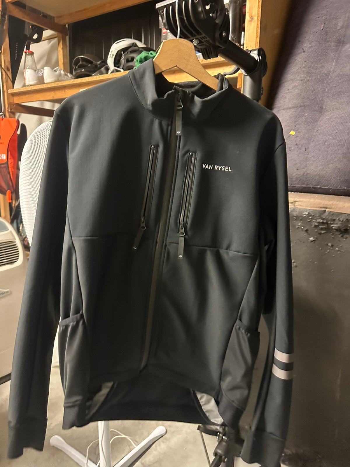 Van Rysel winterjas wielrennen, Ophalen of Verzenden, Nieuw, Maat 56/58 (XL), Zwart