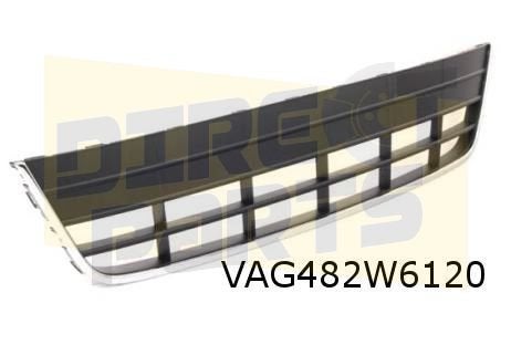 Volkswagen Tiguan (1/08-4/16) 	6/11- voorbumpergrille met ch, -, -, Nieuw, Bumper
