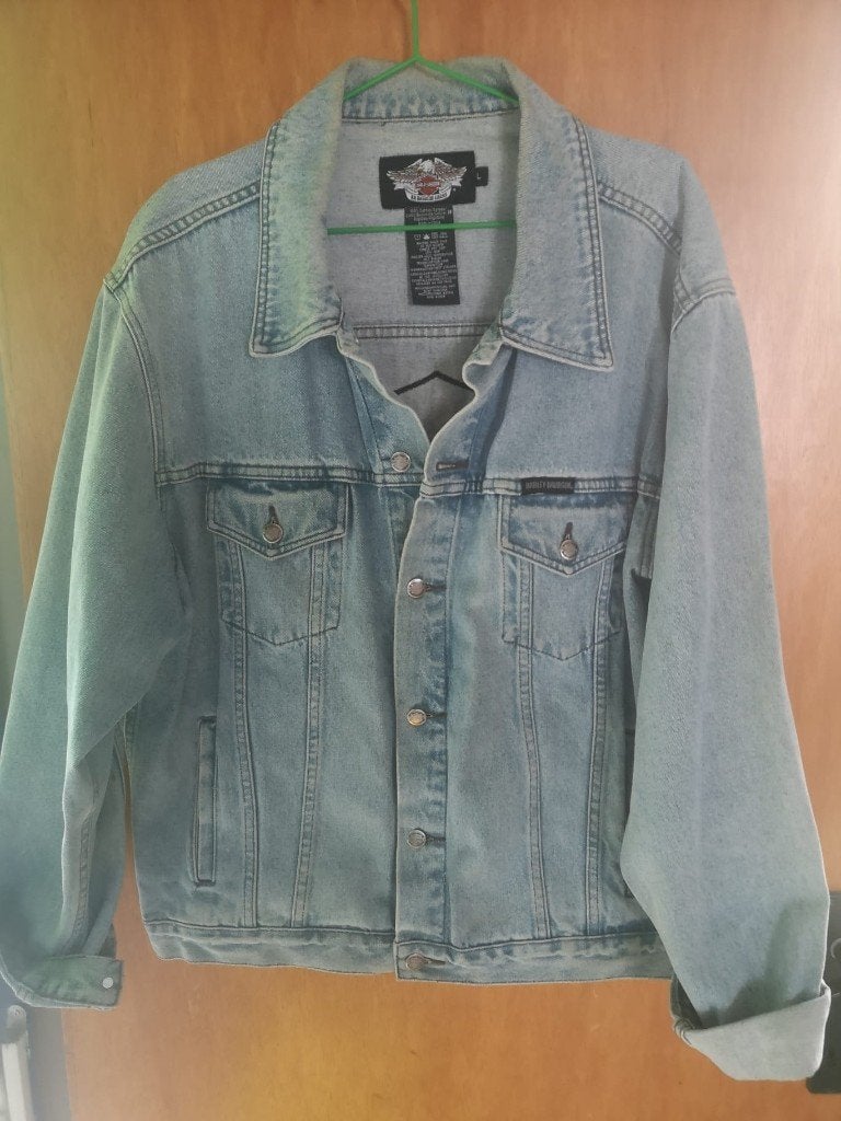 Harlet-Davidson jeansvest, Ophalen, Jas | textiel, Heren, Harley davidson