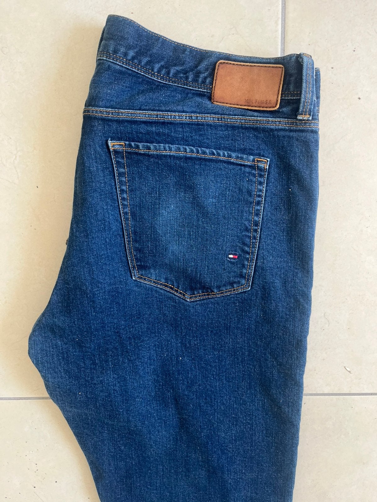 Tommy hilfiger w36 long 34, Ophalen, Zo goed als nieuw, Blauw
