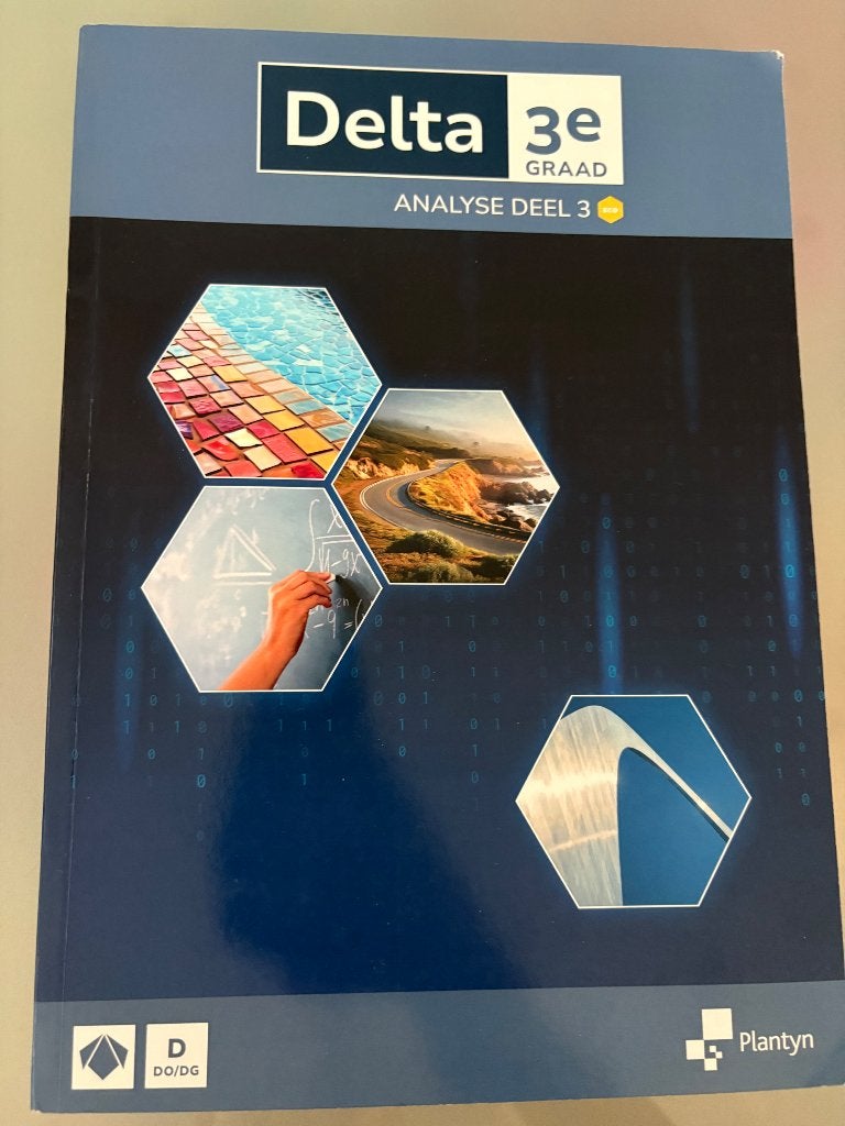Delta 3e graad analyse deel 3, Boeken, Ophalen, Zo goed als nieuw, ASO, Wiskunde A