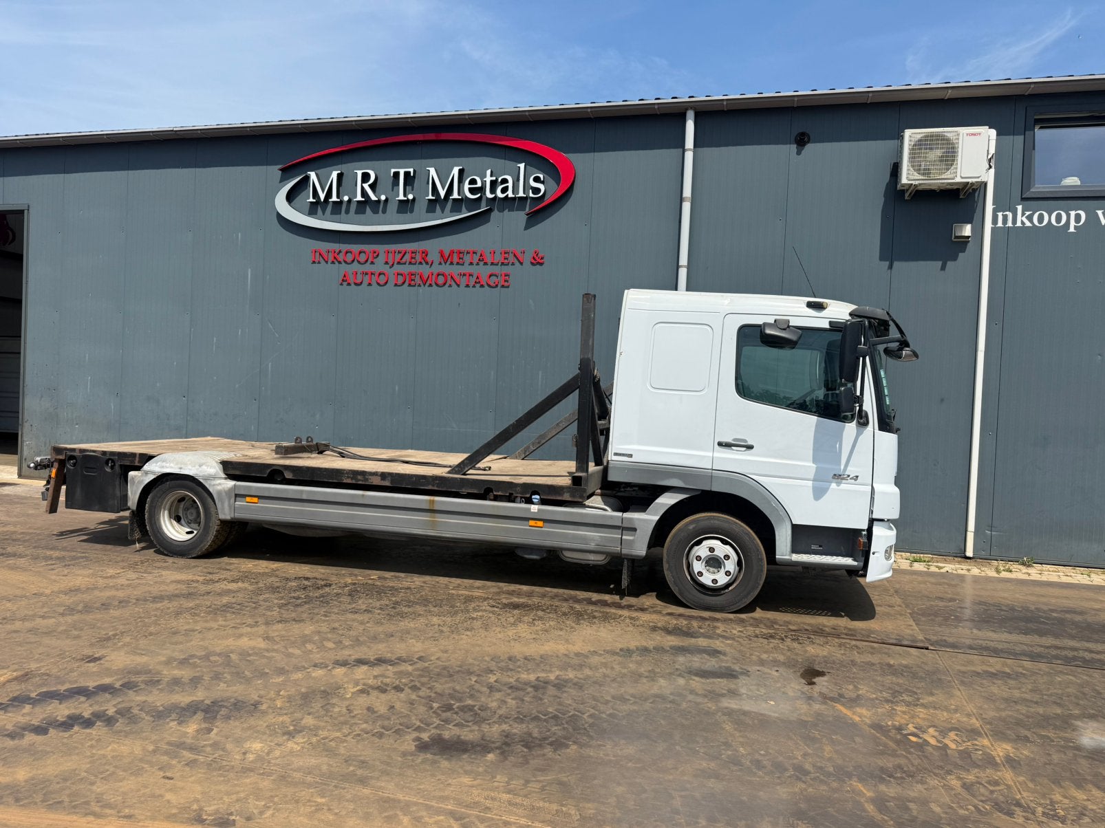 Mercedes atego 1224, Auto's, Automaat, Euro 5, Wit, Mercedes-Benz