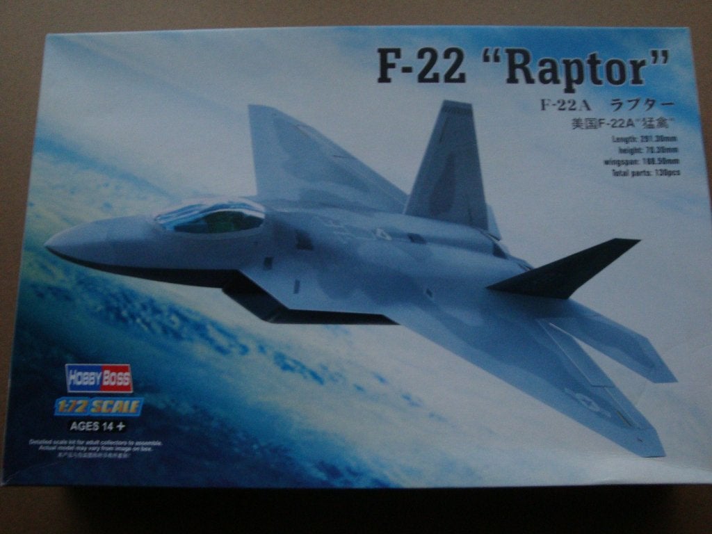 F-22 Raptor - 1/72, Ophalen of Verzenden