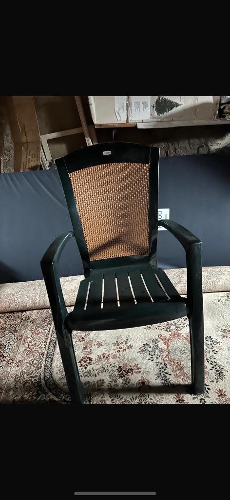 Tuintafel en stoelen, Tuin en Terras, Tuinsets en Loungesets, Ophalen, Zo goed als nieuw, Kunststof, Tuinset