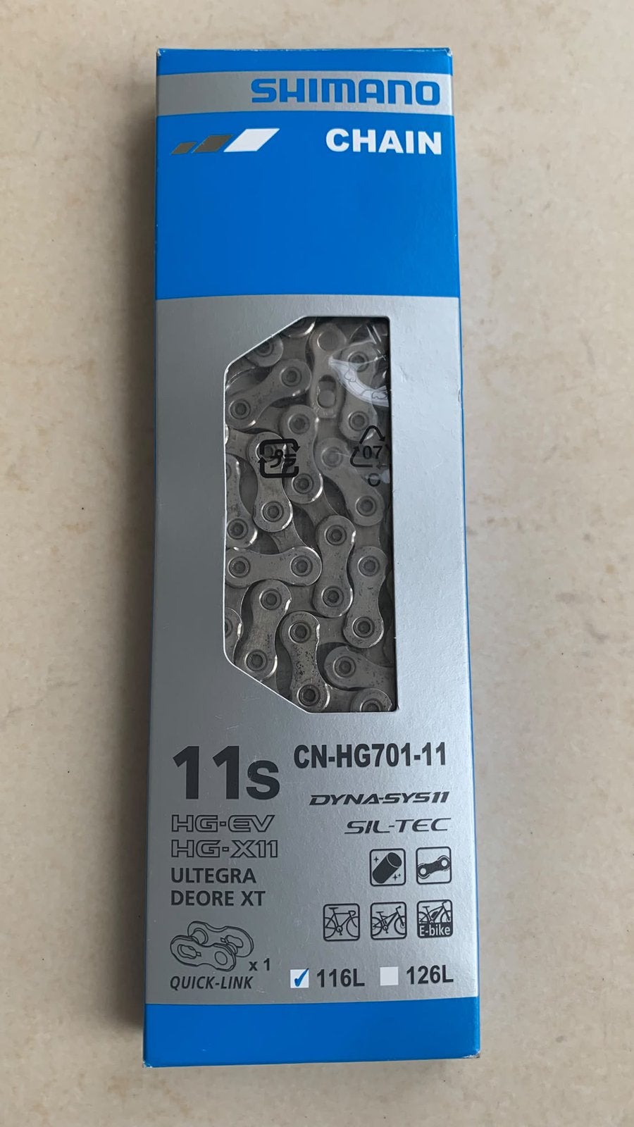 Shimano HG701 11 speed ketting, Fietsen en Brommers, Ophalen, Nieuw