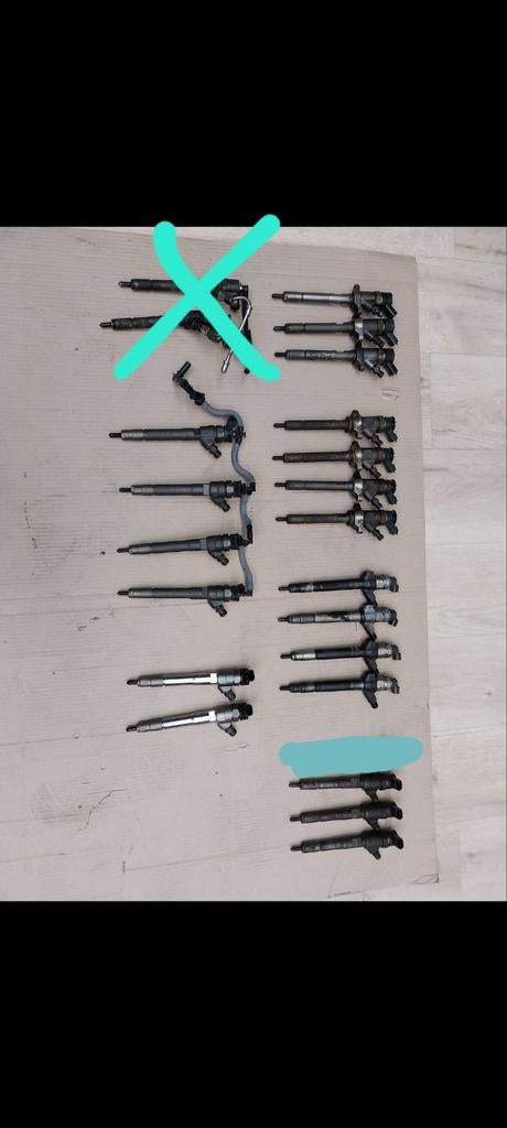 Lot injecteurs 1,3 L, 1,6 L, 2,2 L, Enlèvement, Utilisé