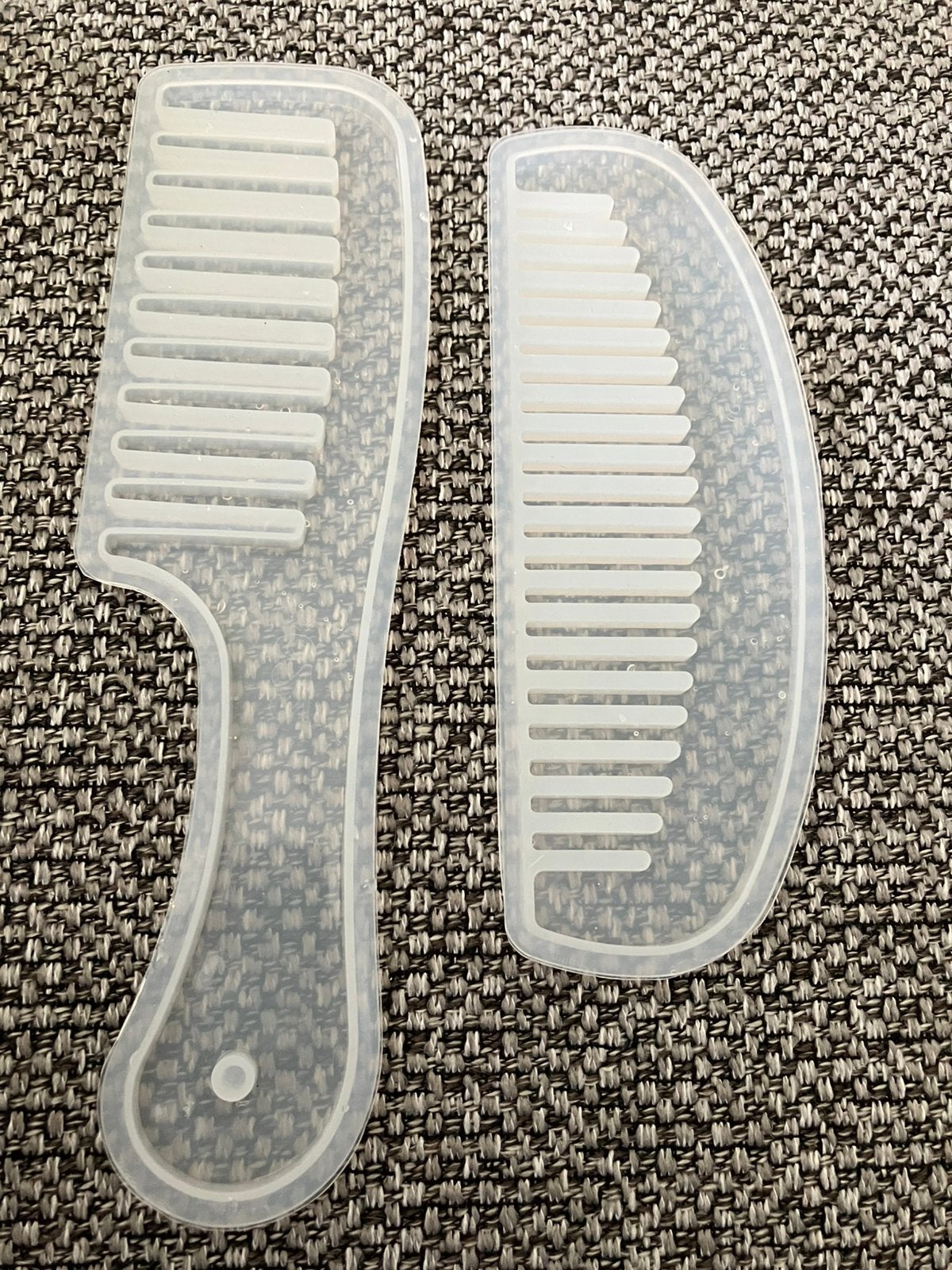 Set 2 mallen kammen  voor epoxy, Ophalen of Verzenden, Zo goed als nieuw