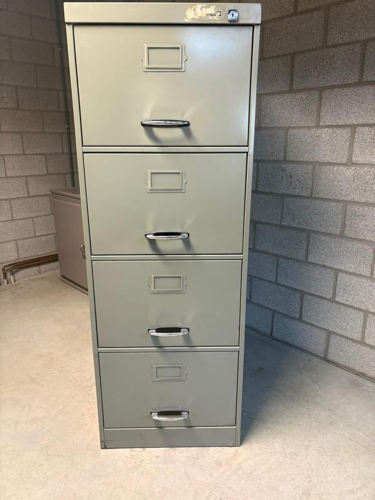 ijzeren ladekast, Huis en Inrichting, Ophalen, Gebruikt, Metaal, Vintage