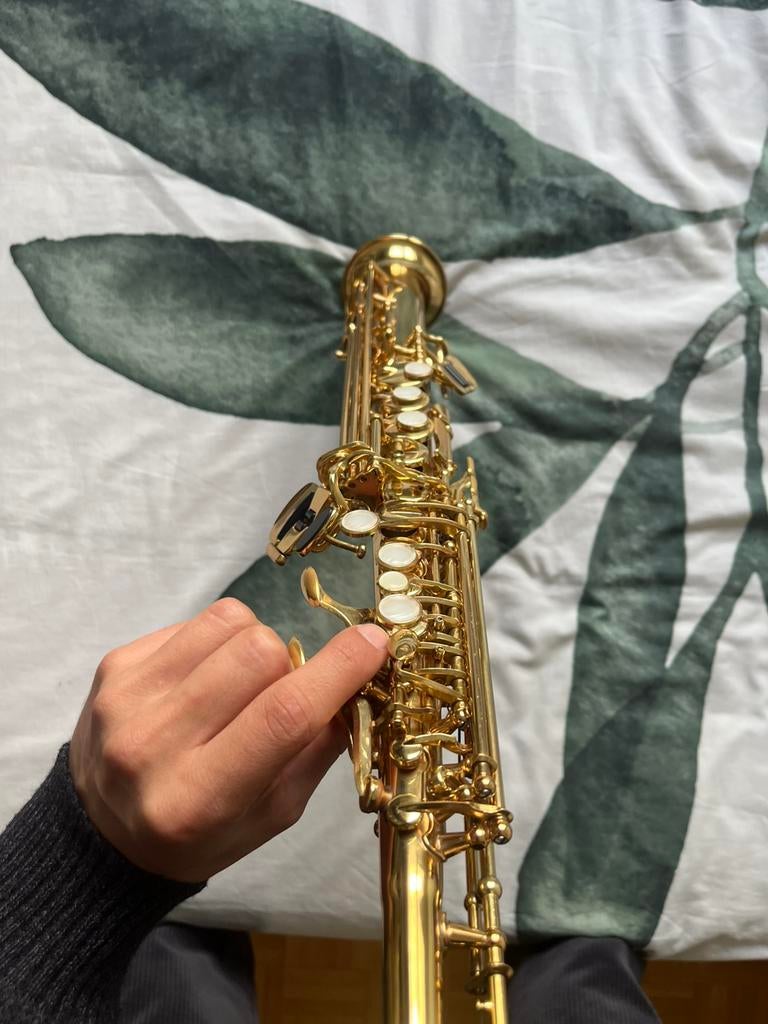 Saxophone soprano Jupiter, Musique & Instruments, Instruments à vent | Saxophones, Enlèvement, Utilisé, Soprano, Avec valise