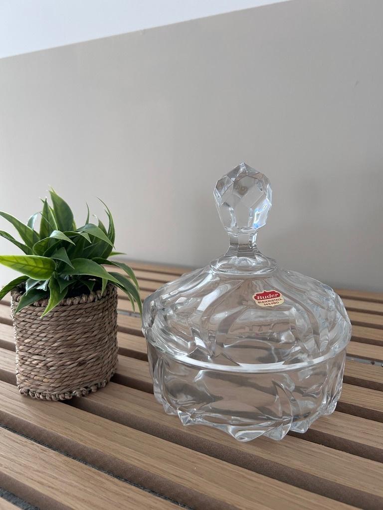 Vintage Buder Bleikristal Bonbonnière – 24% loodkristal, Ophalen