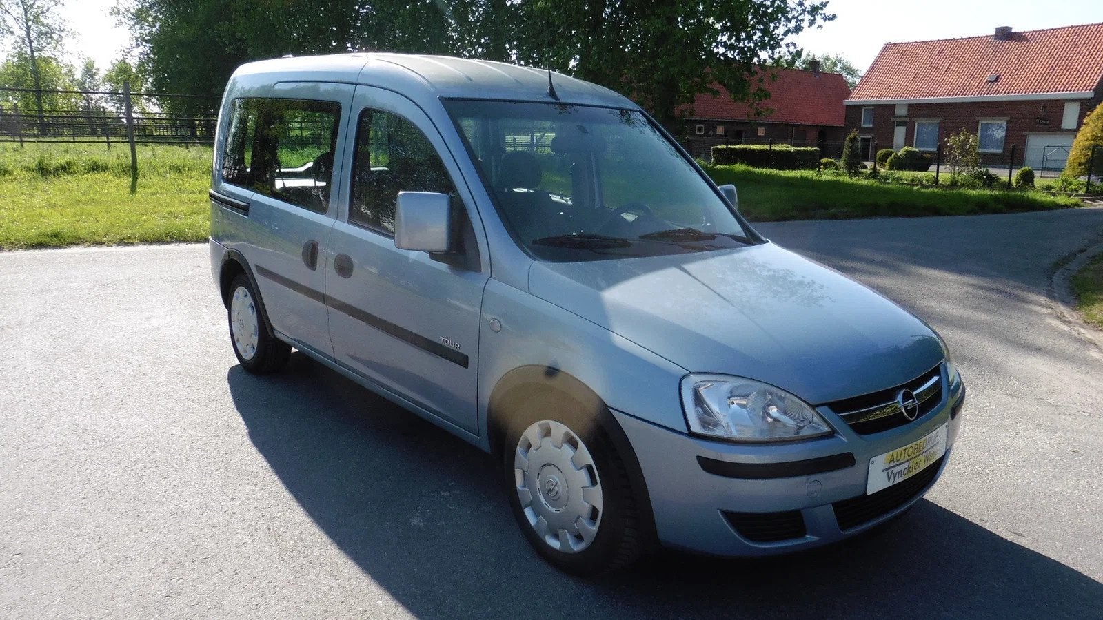 Opel Combo COMBO C Z14XEP benzine (bj 2007), Auto's, Centrale vergrendeling, Gebruikt, Overige modellen, Blauw