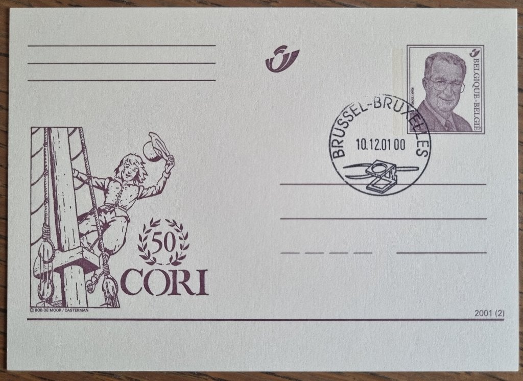 Carte postale Carte Postale Cory 50 Timbre du 1er jour, Collections, Envoi, 1980 à nos jours
