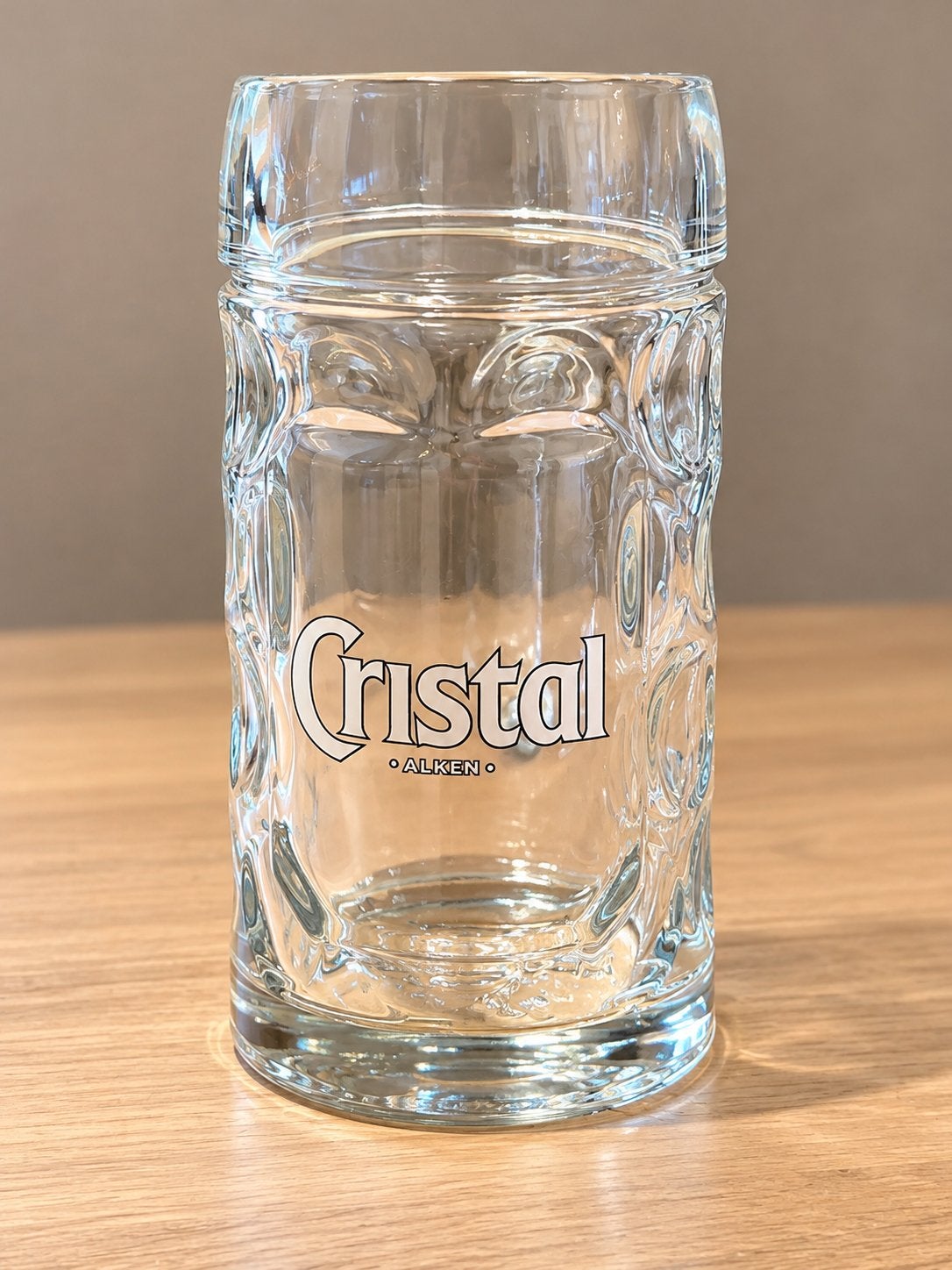 6 originele Cristal Alken-bierglazen te koop, Ophalen, Zo goed als nieuw
