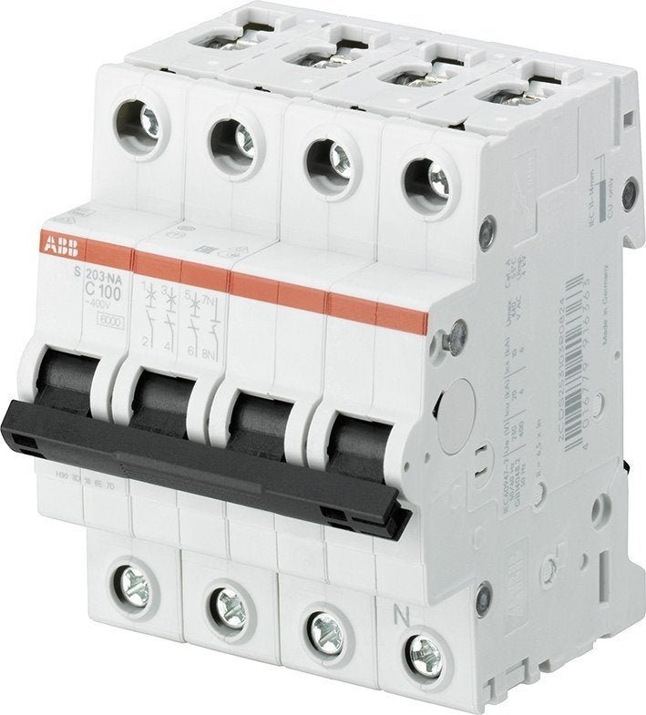 Automaat B80A 3P+N 6kA, Verzenden