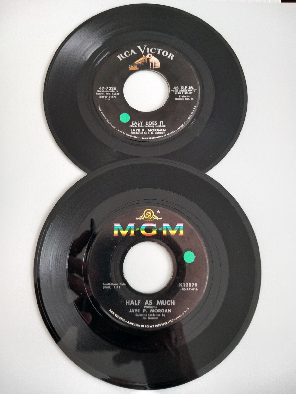 JAYE P. MORGAN. 60'S  OLDIES USA. 2 X 45T, Ophalen of Verzenden