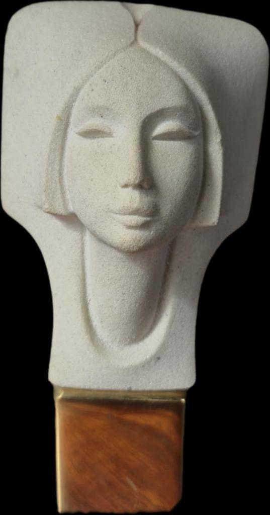 Marbell-stenen sculptuur van 18 cm, Ophalen