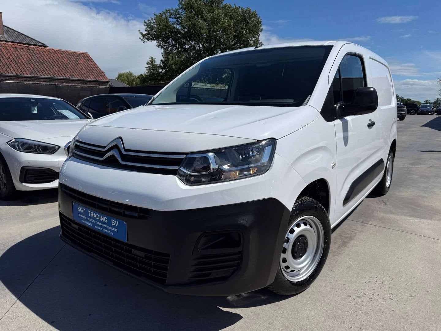 Citroën Berlingo 1.2i 3 ZIT LICHTE VRACHT CARPLAY PDC BLUET, Auto's, Gebruikt, 1199 cc, Citroën, Wit