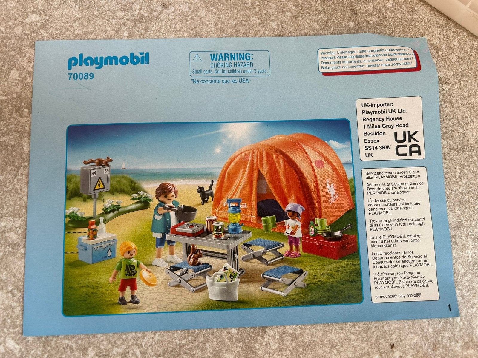 Playmobil Family Fun Camping Trip (70089) set, Ophalen of Verzenden, Zo goed als nieuw