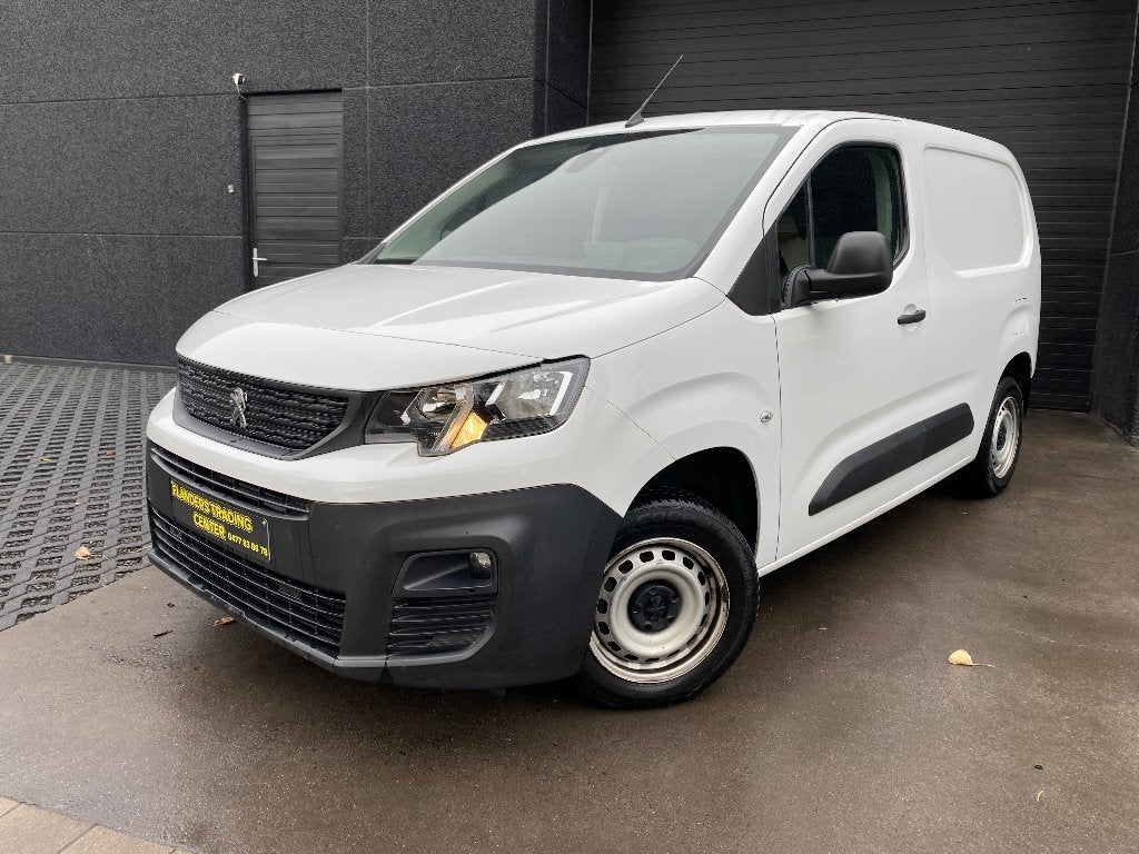 Peugeot partner 1.2benzine - 3zit - CarPlay - btw inclusief, Achat, Euro 6, Entreprise, 3 places