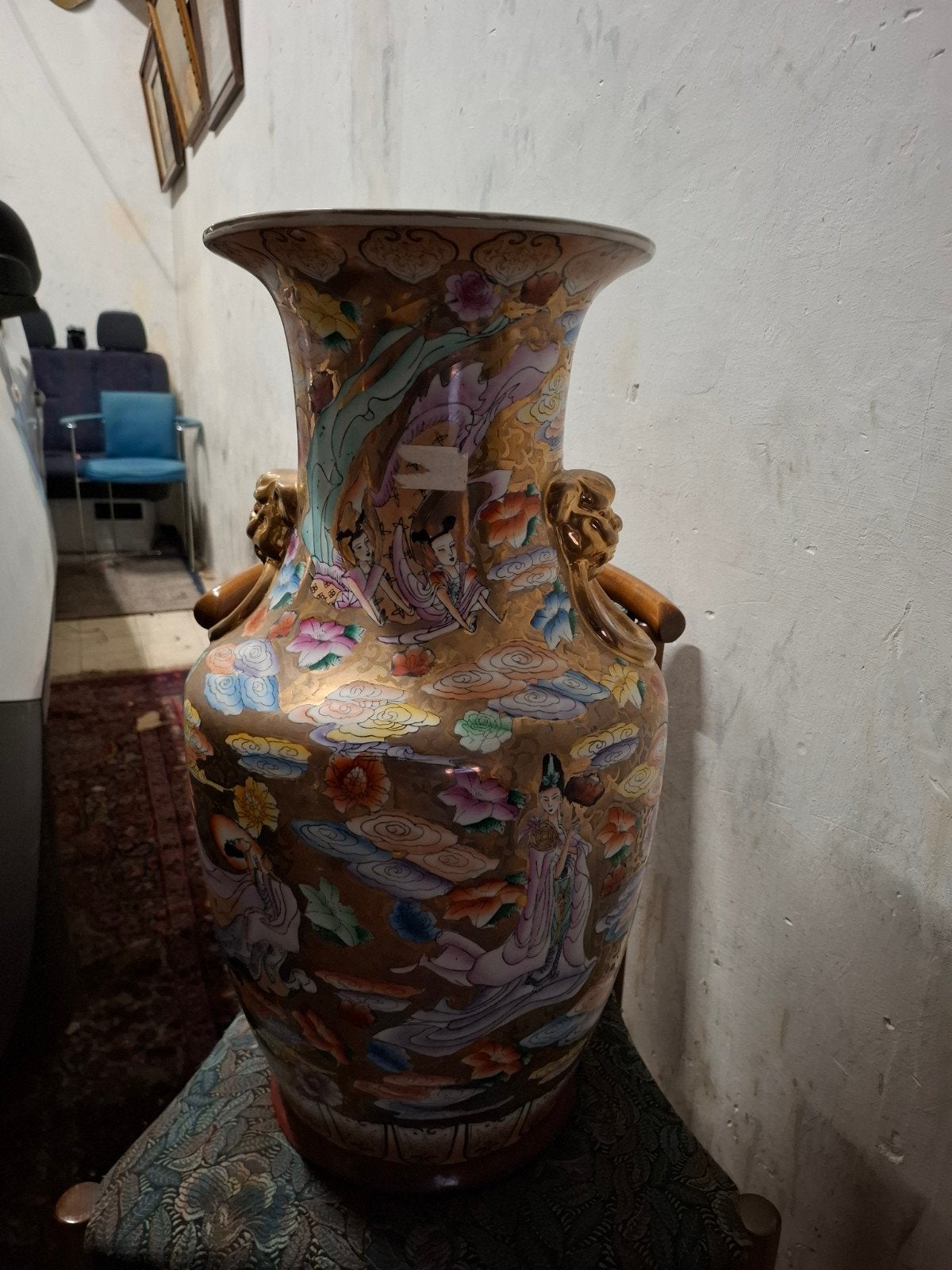 vase chinois 62 cm, Antiquités & Art, Enlèvement