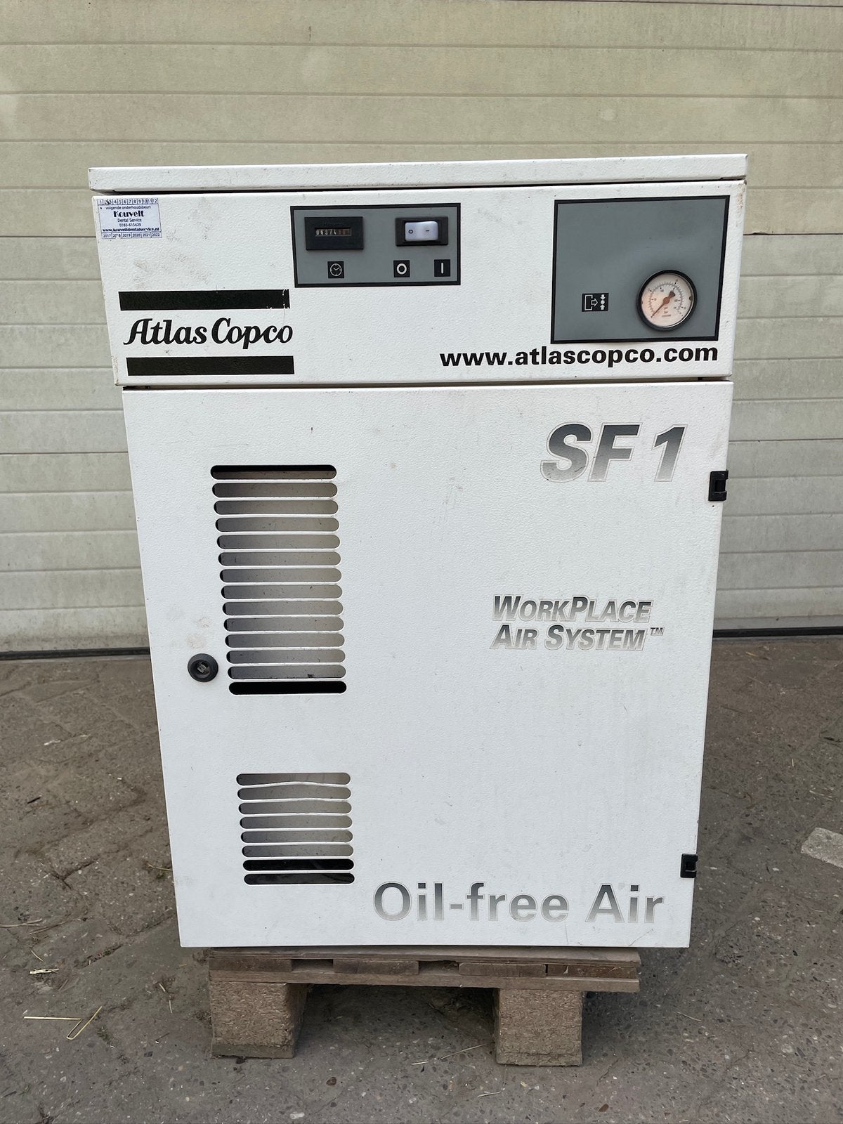 Atlas Copco SF1, Doe-het-zelf en Bouw, Ophalen, Zo goed als nieuw, Olievrij