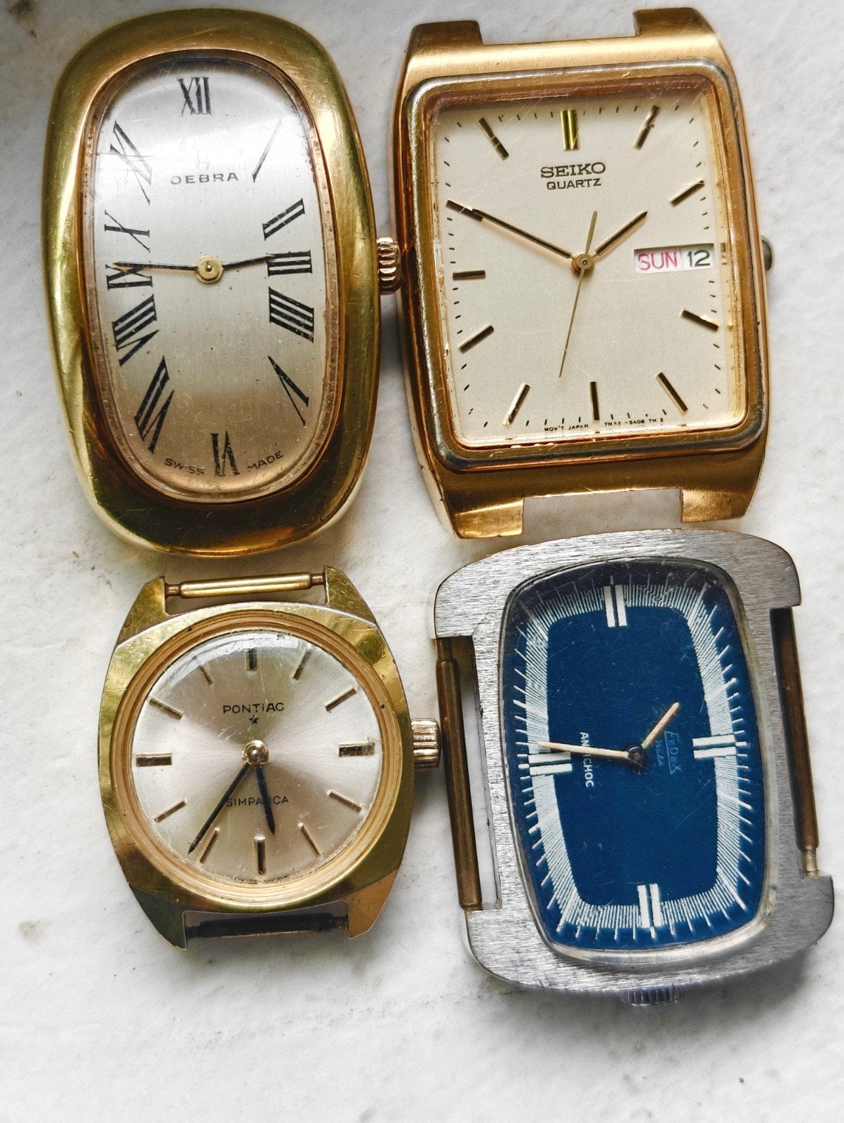 Lot montres vintage, Bijoux, Sacs & Beauté, Montres | Anciennes | Antiquités, Seiko, Enlèvement ou Envoi