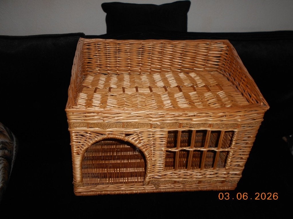 kattenmand / kattenhuisje, Animaux & Accessoires, Paniers pour chats, Enlèvement, Comme neuf, Autre