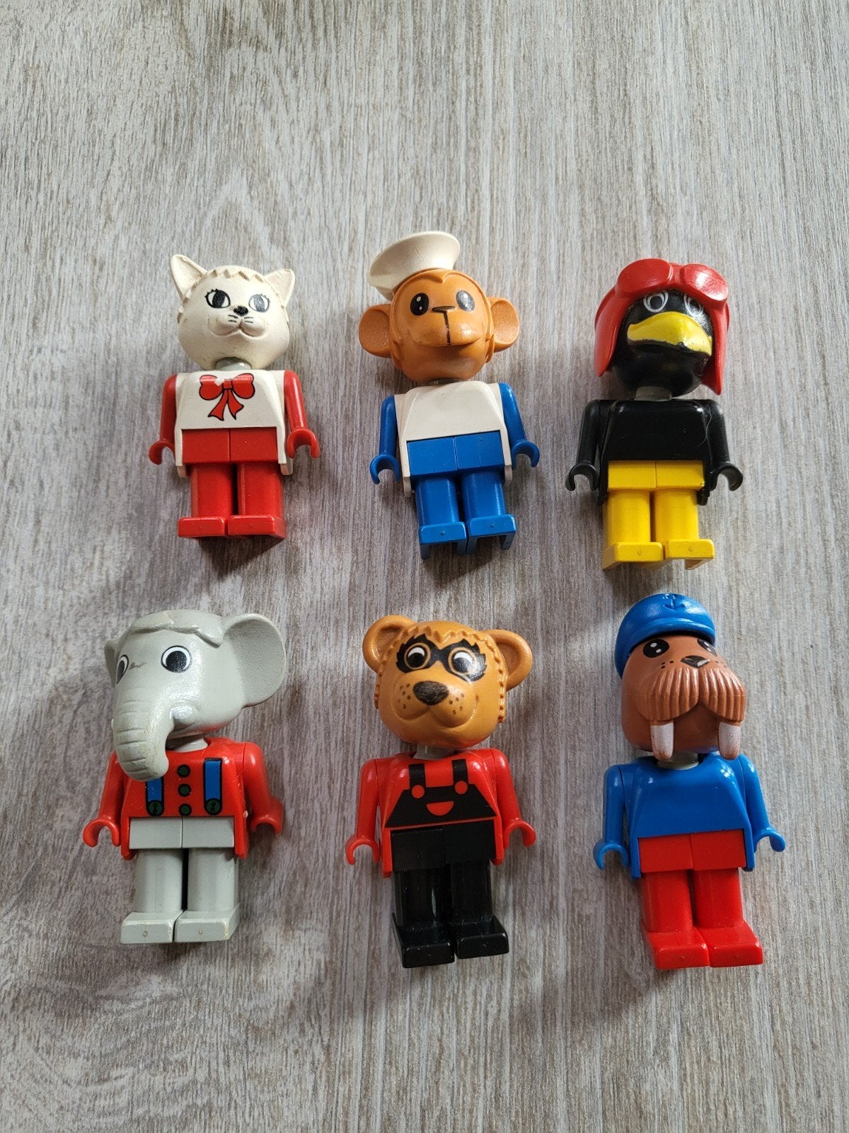 6 figurines Lego des années 80, Enlèvement ou Envoi, Lego