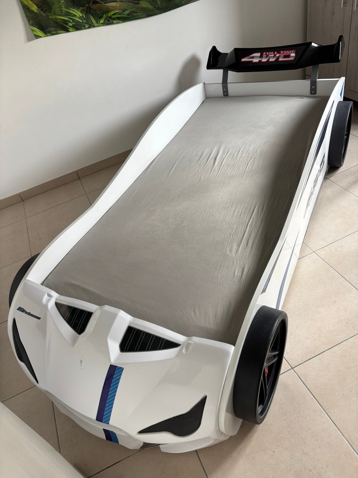 Autobed met ledverlichting, Ophalen, Zo goed als nieuw