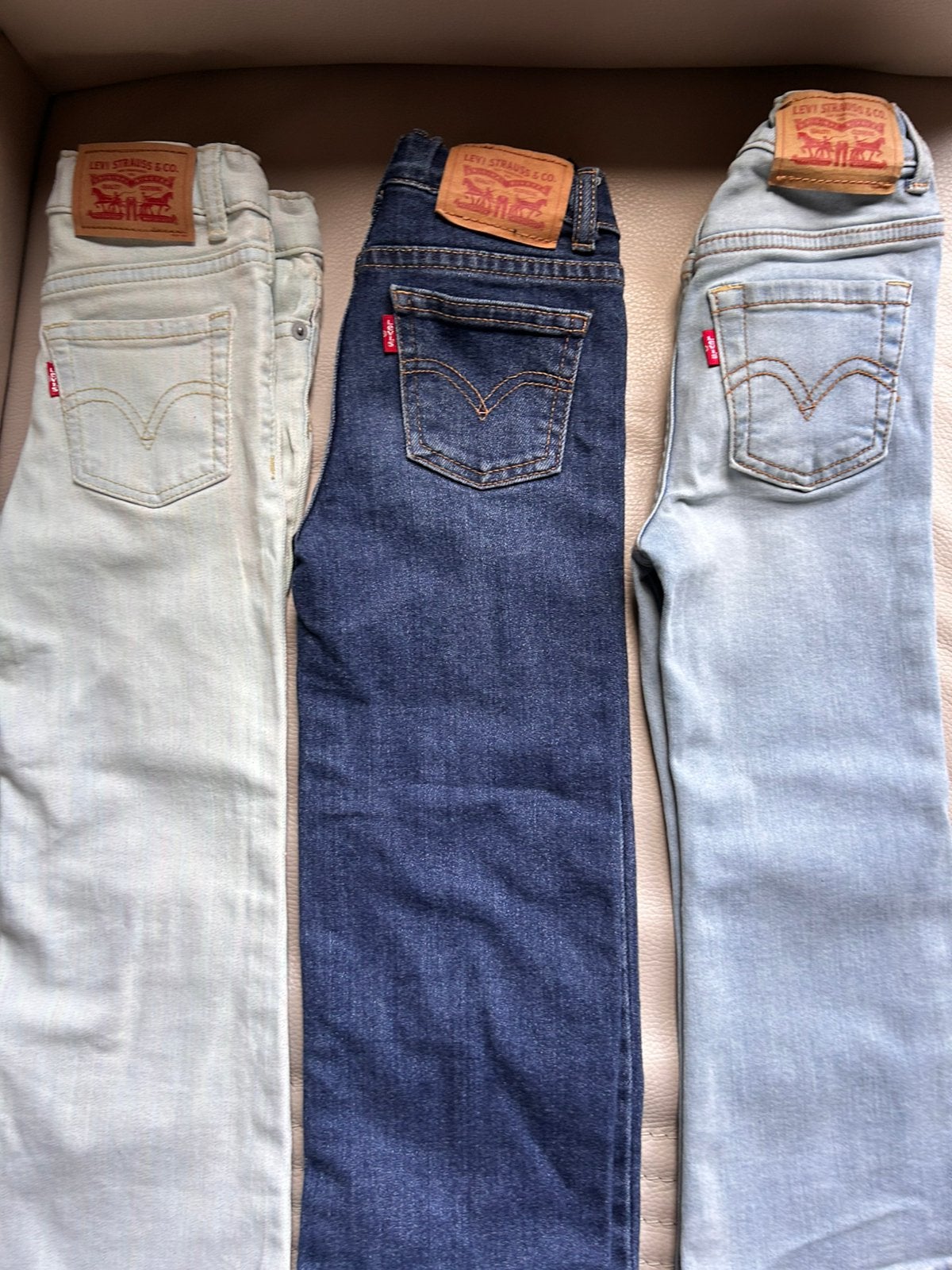 6 jeansbroeken maat 104 meisje, Ophalen of Verzenden, Zo goed als nieuw, Maat 104