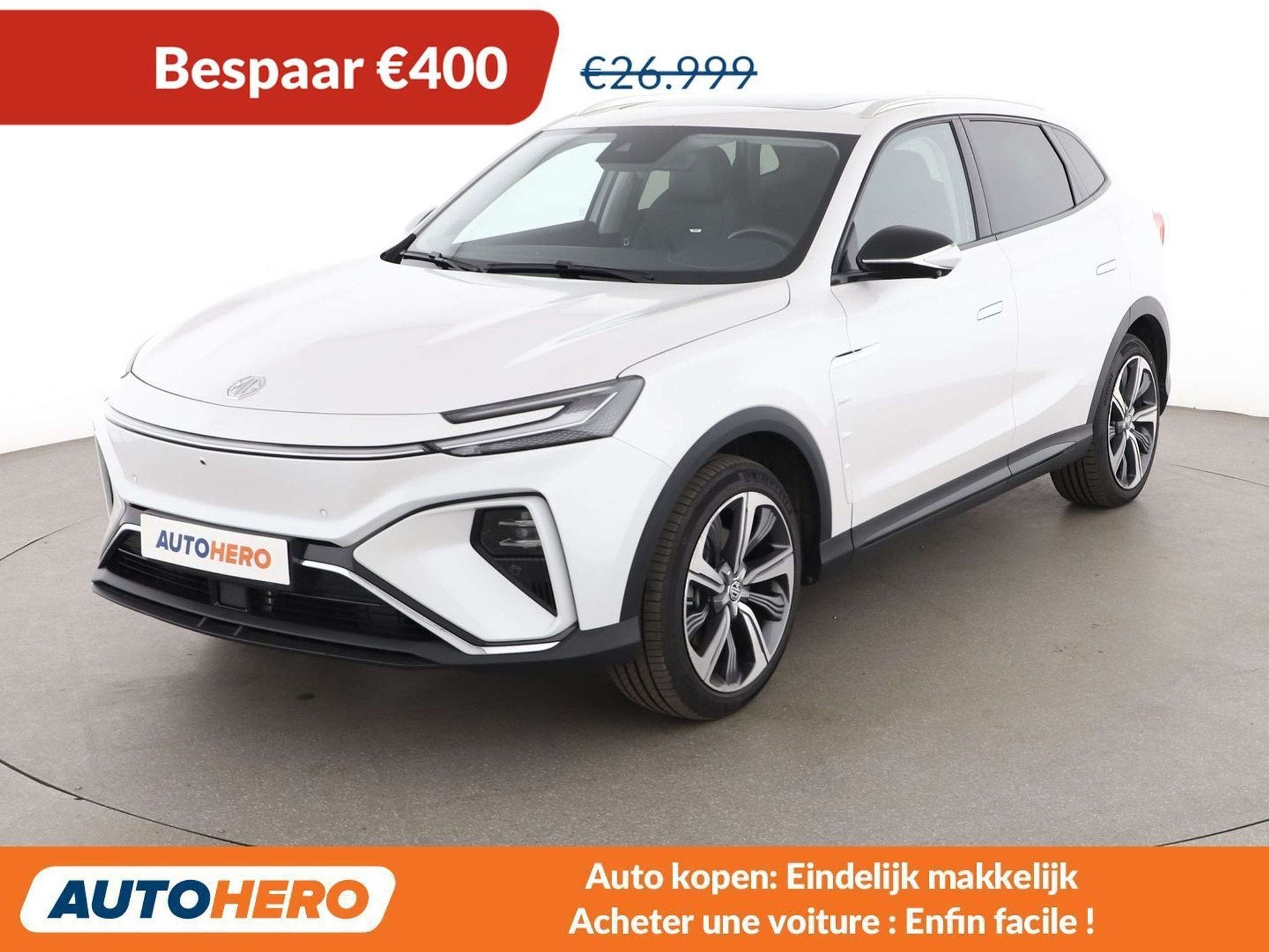 MG Marvel R electric drive 212 kW Performance (bj 2022), Auto's, MG, Automaat, Gebruikt, Automatische klimaatregeling, Wit